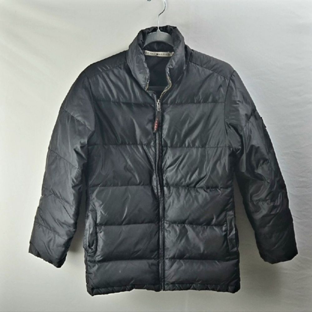 Tommy Hilfiger Men's Classic Black Puffer Jacket Sz S Winter Coldweather